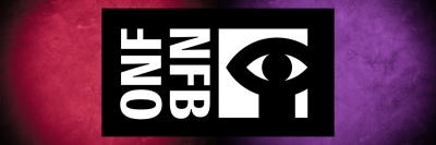 A red and purple background with the National Film Board logo.